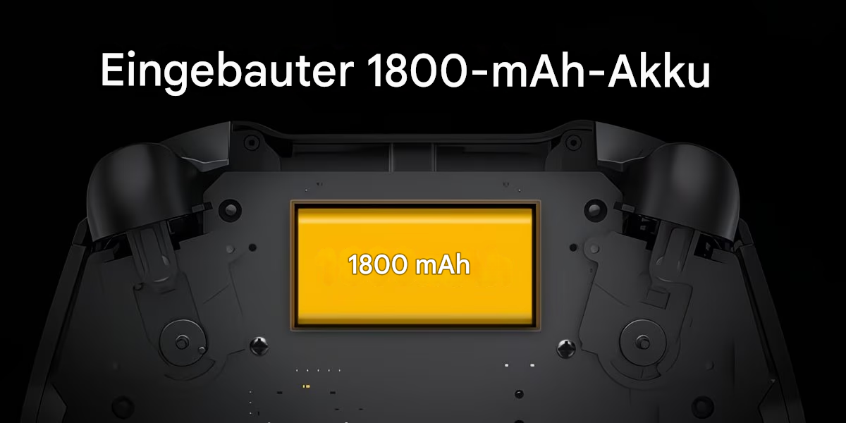 StekaShop Manba One ProController mit Display für Switch, PC und Android, zeigt den modernen Gamepad mit Bildschirm und Bedienelementen