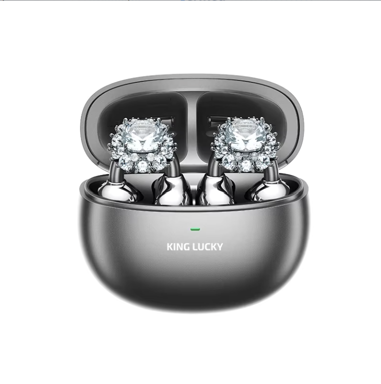 Bluetooth-Kopfhörer von Steka Shop in Roségold, kabellose In-Ear-Kopfhörer mit stilvollem Design und komfortabler Passform