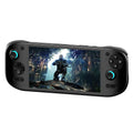 StekaShop Ayn Odin 2 Spielekonsole mit schwarzem Gehäuse und 4 USB-Ports auf der Vorderseite, für Gaming und Unterhaltung.