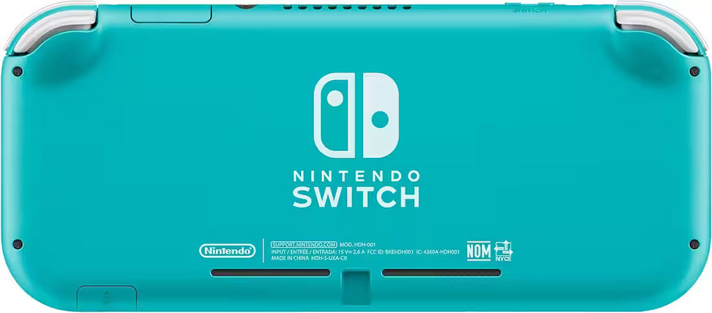 Handheld Nintendo Switch Lite von StekaShop mit buntem Display und Steuerknüppeln, ideal für unterwegs, frontale Ansicht