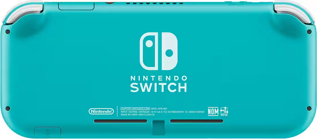 Handheld Nintendo Switch Lite von StekaShop mit buntem Display und Steuerknüppeln, ideal für unterwegs, frontale Ansicht