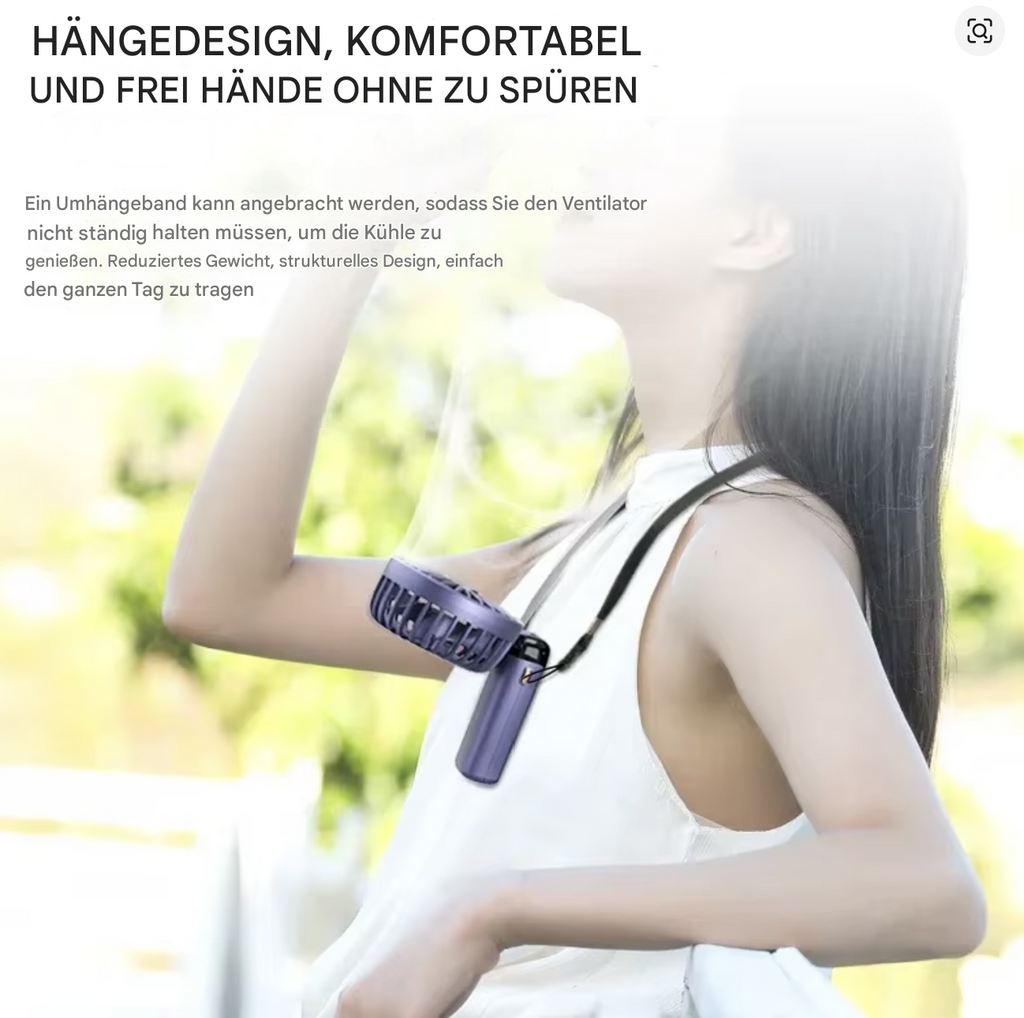 Kleiner USB-Ventilator von StekaShop, 5-in-1 Premium Mini-Ventilator mit beweglichem Ventilatorblatt und kompakter Bauweise