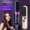 Kabelloser, tragbarer Haarglätter von StekaShop mit glatter Keramikplatte für schnelles, schonendes Glätten der Haare.