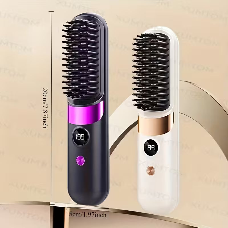 Kabelloser, tragbarer Haarglätter von StekaShop mit glatter Oberfläche zum glätten der Haare, ideal für unterwegs.
